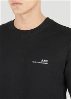 Item 001 Long Sleeve T-Shirt in Black