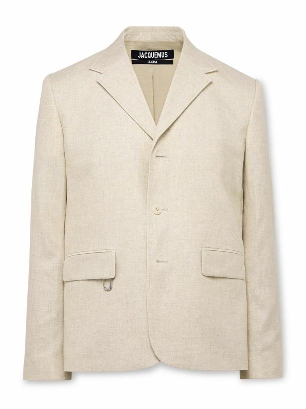 Photo: Jacquemus - Woven Blazer - Neutrals