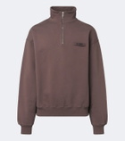Jacquemus Camionneur half-zip cotton jersey sweatshirt