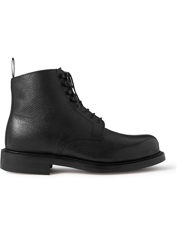 Photo: George Cleverley - Taron 2 Full-Grain Leather Derby Boots - Black