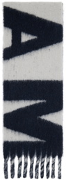 Isabel Marant Navy & Gray Loliana Scarf