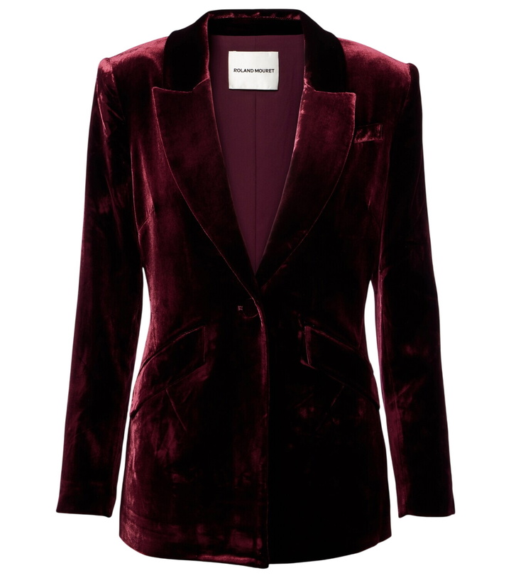 Photo: Roland Mouret Velvet blazer