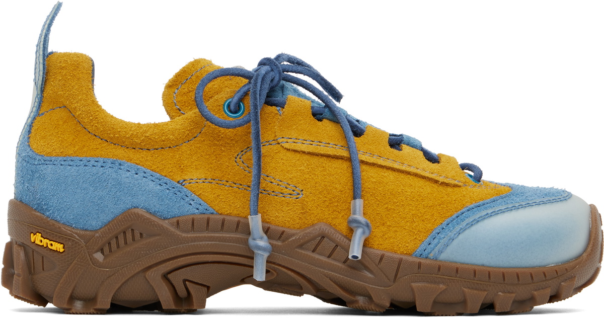 OUR LEGACY Blue & Tan Gabe Sneakers Our Legacy