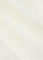 Delos Gilbert Double-breasted Silk Jacket Ivory