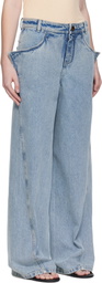 Christopher Esber Blue Manta Sting Jeans