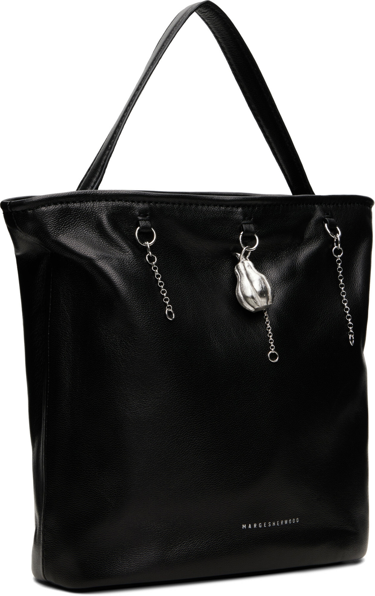 MARGESHERWOOD Black Wired Bucket Bag