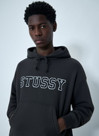 Stüssy Logo Motif Hooded Sweatshirt
