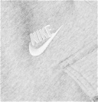 Nike - Sportswear Club Slim-Fit Tapered Fleece-Back Cotton-Blend Jersey Cargo Sweatpants - Gray