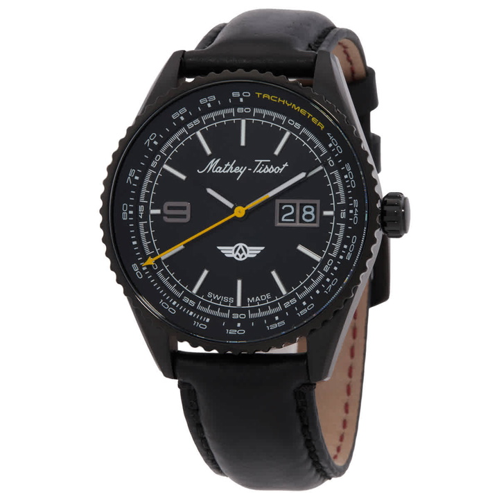 Photo: Mathey-Tissot Atlas Quartz Black Dial Mens Watch MTWG9001102