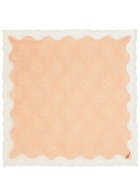 Chloe Romantic Lace-trimmed Silk-jacquard Scarf - Pink - One Size