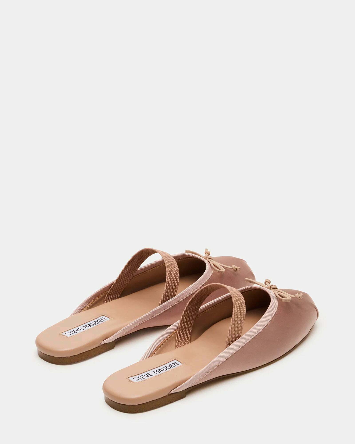 Steve Madden Cutesy Flats in Blush Satin