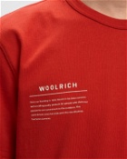 Woolrich Graphic Patch Tee Red - Mens - Shortsleeves