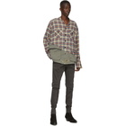 Greg Lauren Multicolor 50/50 Boxy Shirt