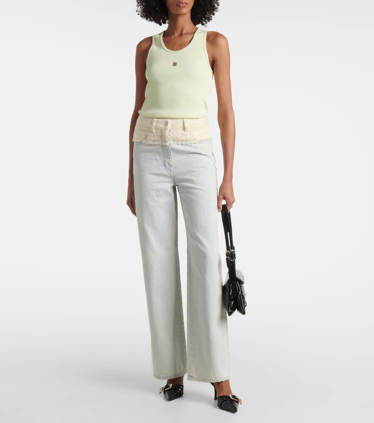 Givenchy 4G ribbed-knit cotton tank top