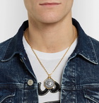 Versace - Gold and Silver-Tone Necklace - Gold