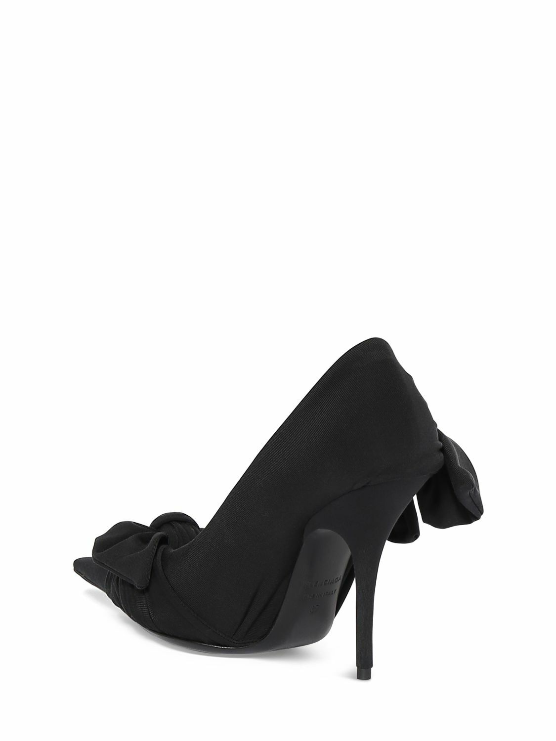 【BALENCIAGA】Knife ナイロンパンプス 110mm BALENCIAGA - 110mm Knife Nylon Knot Pumps Balenciaga