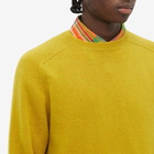 Beams Plus Men's 9G Crew Knit in Mustard