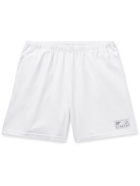 PASADENA LEISURE CLUB - Leisure Logo-Appliquéd Cotton-Jersey Shorts - White - S