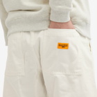 Service Works Men's Classic Canvas Chef Shorts in Off-White