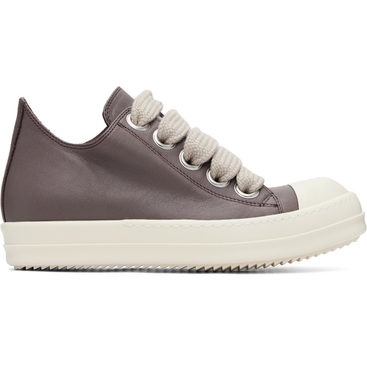 Photo: Rick Owens Purple Tower Jumbolace Low Sneaks Sneakers