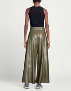 Manila Grace Womens Pants Military in Green