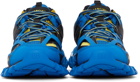 Balenciaga Blue & Yellow Track Sneakers