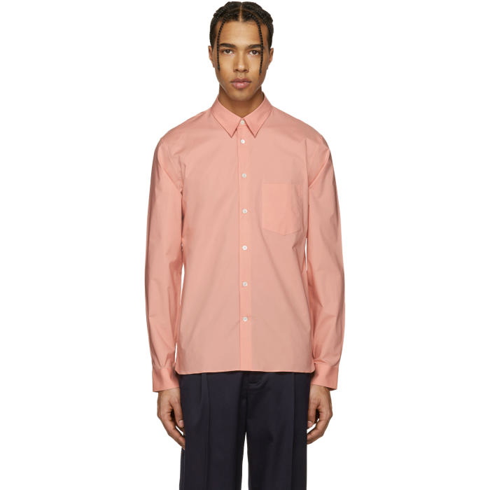 Photo: Acne Studios Pink York Stretch Shirt