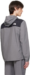 The North Face Gray & Black Antora Jacket