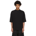 Jil Sander Black Mock Neck T-Shirt