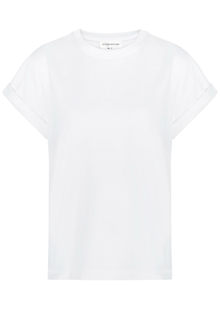 Victoria Beckham Tilly Cotton T-shirt White