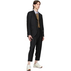 Comme des Garcons Homme Deux Black Shadow Stripe Trousers