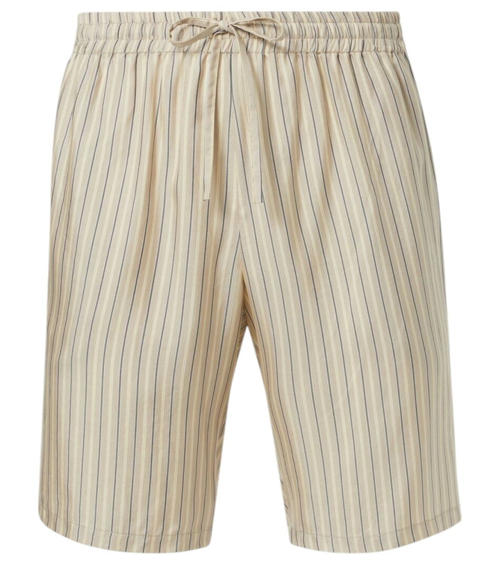 Photo: Le Kasha Striped silk shorts