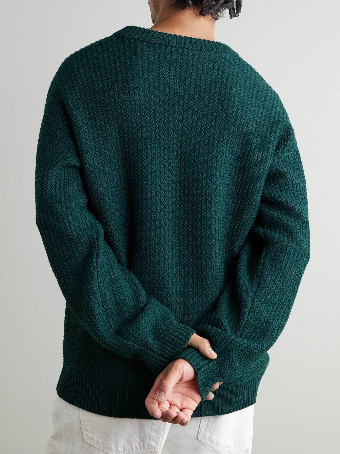 Frescobol Carioca - Jardim Merino Wool Sweater - Green