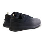 Officine Creative - Race Lux Burnished-Leather Sneakers - Blue