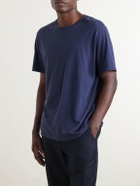 Frescobol Carioca - Dinis Linen-Blend T-Shirt - Blue