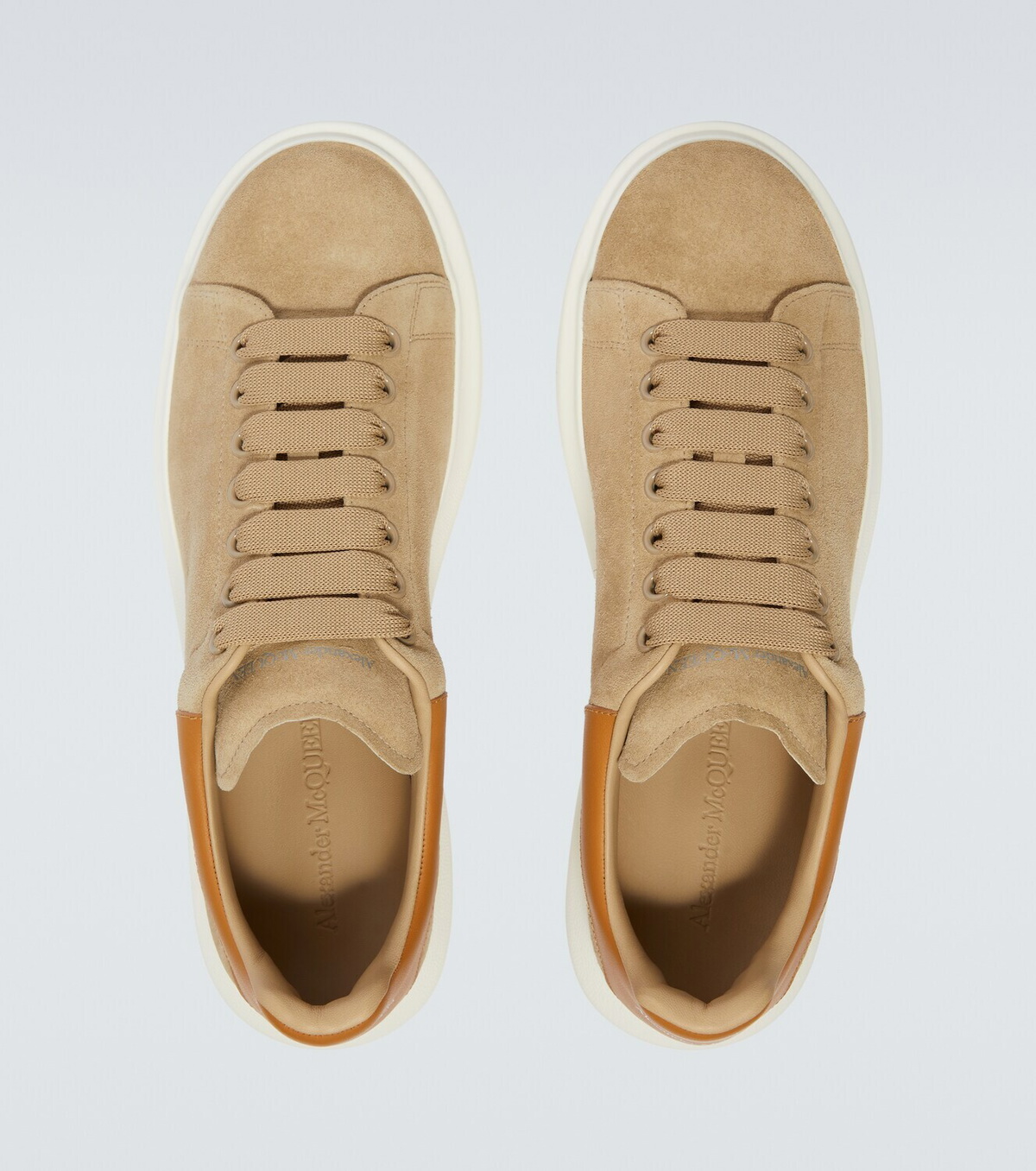 McQueen Oversized suede sneakers
