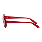 Garrett Leight Red Jacqueline Sunglasses