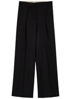 Akyn Perla Straight-leg Trousers Black