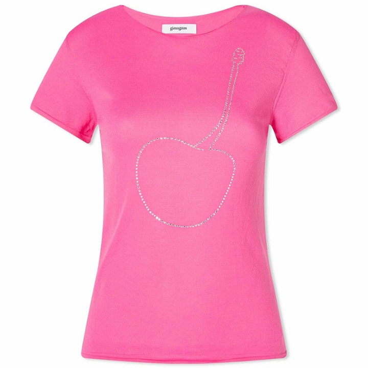 Photo: Gimaguas Women's Cherry Shinny T-Shirt in Pink