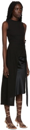 Rosetta Getty Black Split Apron T-shirt