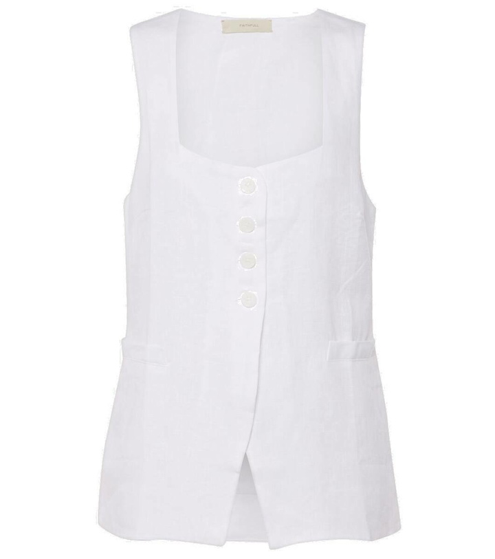 Photo: Faithfull Maya linen vest