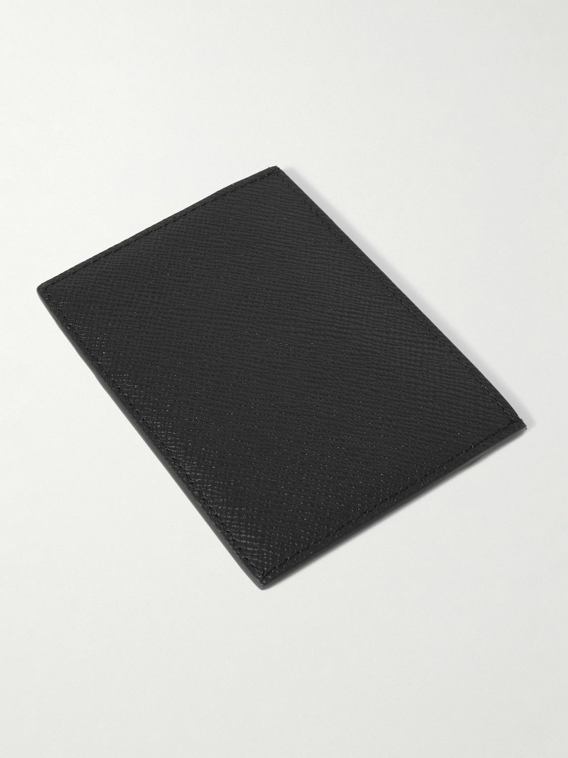 SMYTHSON - Panama Cross-Grain Leather Cardholder