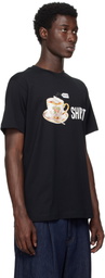 Moschino Black Printed Organic Cotton T-shirt