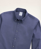 Brooks Brothers Men's Friday Shirt, Poplin Solid | Dark Blue