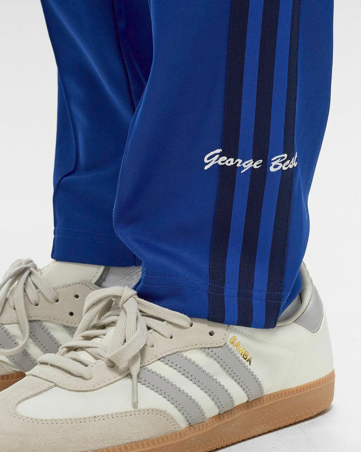 Adidas Manchester United George Best Track Pant Blue Track Pants adidas