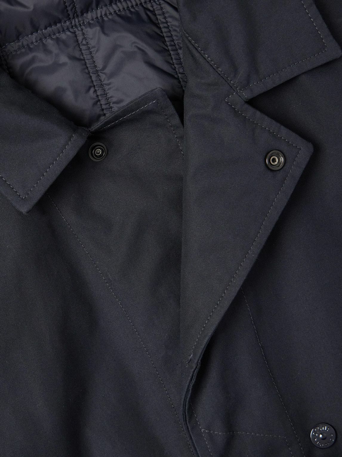 Stone Island - Padded Cotton-Canvas Coat - Blue