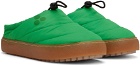 APRÈS Research SSENSE Exclusive Green Alpha Slippers