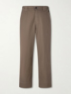 Margaret Howell - Tapered Cotton-Blend Canvas Trousers - Green