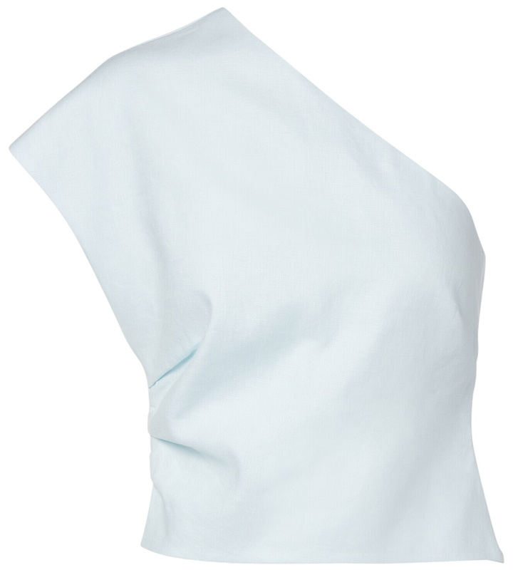 Photo: SIR One-shoulder linen top