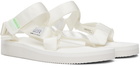 Suicoke White DEPA-Cab Sandals